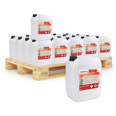 Bioéthanol 100% 10 L – Combustion propre et inodore – Pour cheminées à éthanol – Qualité supérieure contrôlée