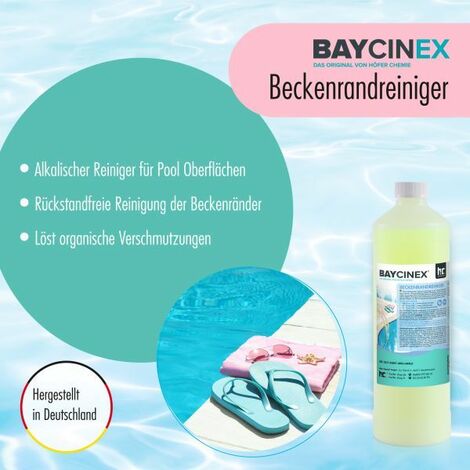 15 x 1 Litre BAYCINEX Nettoyant ligne d'eau
