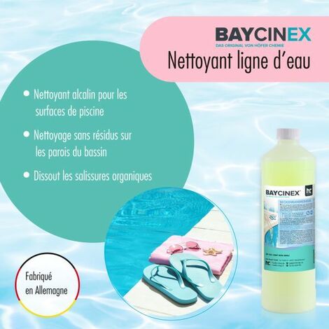 15 x 1 Litre BAYCINEX Nettoyant ligne d'eau