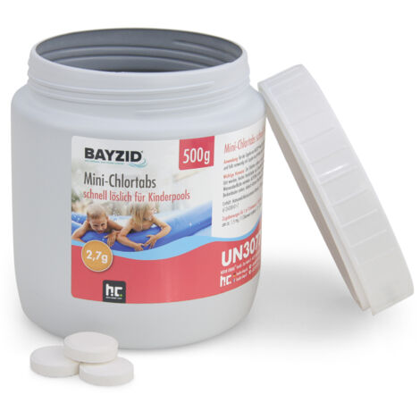 BAYZID 500 g BAYZID® Mini - Pastilles de chlore 2,7 g pour petites piscines 0.5 kg (en) (1/5)