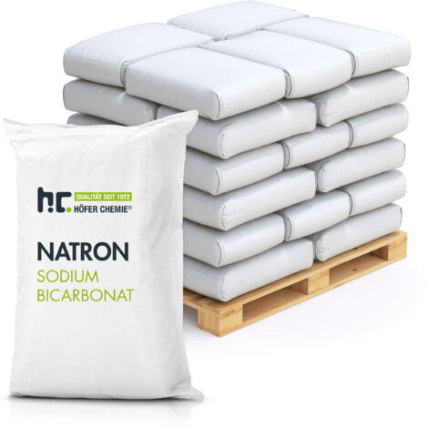 Höfer Chemie 25 kg de bicarbonate de sodium en qualité alimentaire - l'aide ménagère parfaite 1000 kg (en)