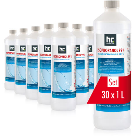30x 1 L Isopropanol 99,9% in 1 Liter Flaschen