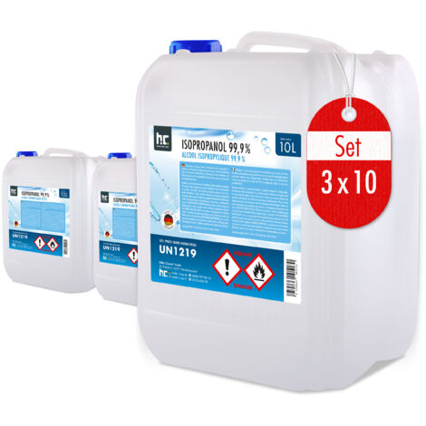 3x 10 L Isopropanol 99,9%