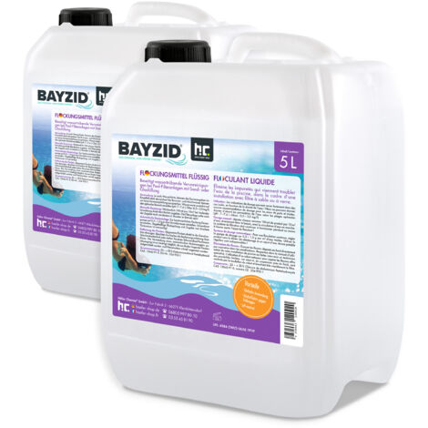 2x 5 L BAYZID® Flockungsmittel flüssig für Pools