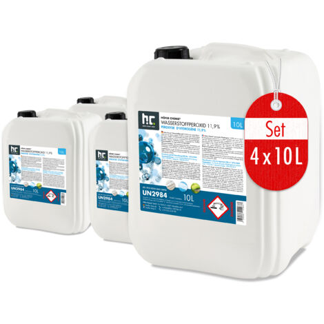 4x 10 L Wasserstoffperoxid 11,9%