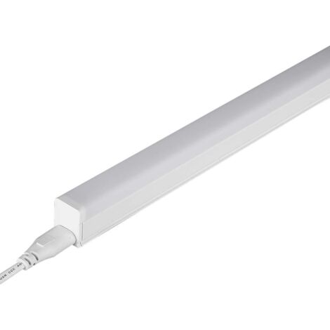 Armatures LED blanches - Intégrées - T5 - Samsung - IP20 - 16W - 1600 Lumens - 3000K - 5 ans