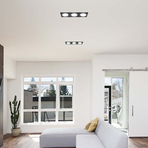 Spots LED - Raccords AR111 - IP20 - Noir - Numéro de modèle : - VT-7223-B