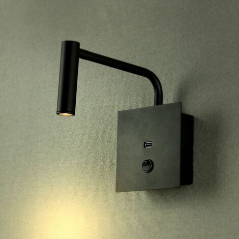 Down Light LED - Side Light - IP20 - Noir - 3W - 150 Lumens - 3000K
