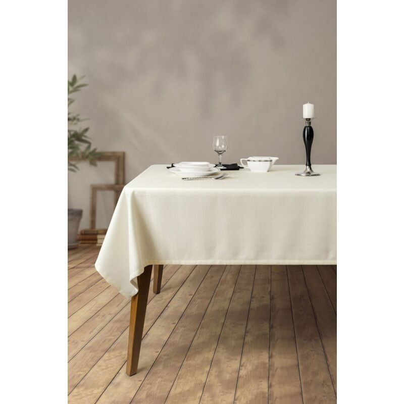 Tissu - protège table - sous nappes - Blanc cassé