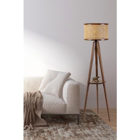 Table D'Appoint Ronde En Rotin Korb-Outlet - Style Naturel