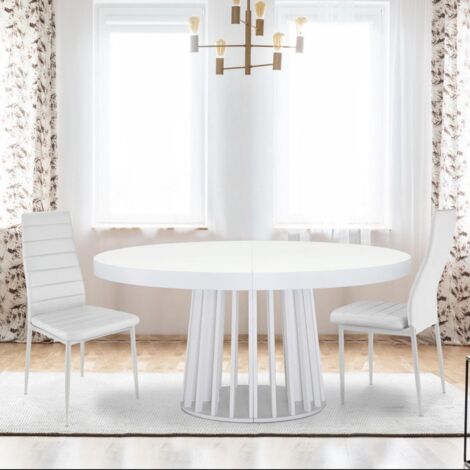 Lot de 8 chaises Stratus Blanc