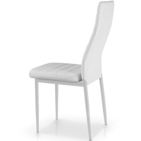 Lot de 8 chaises Stratus Blanc