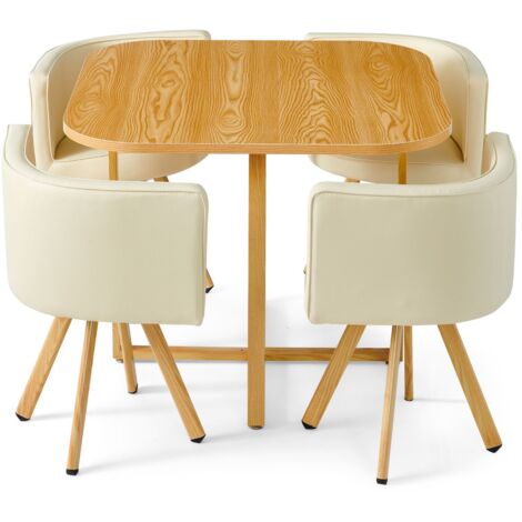 Table et chaises scandinaves Oslo Beige