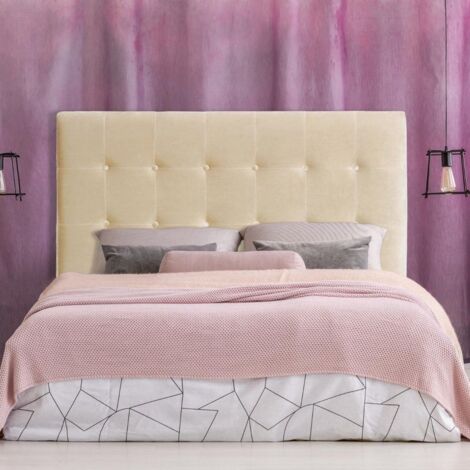 Tête de lit Luxor 160cm Velours Beige
