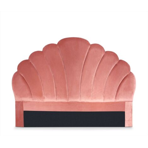 Tête de lit Mermaid 140 cm Velours Rose