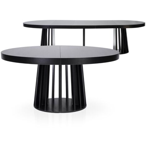 Table ovale extensible Eliza Noir