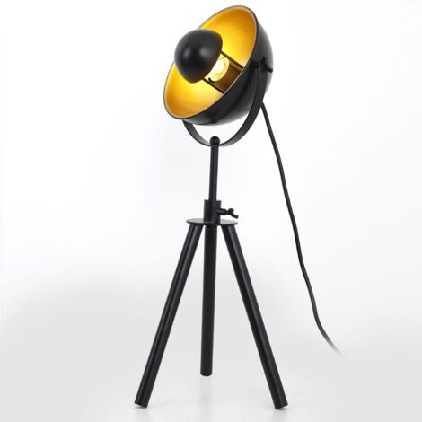 Lampe de table Loxias Noir et Or (1/5)