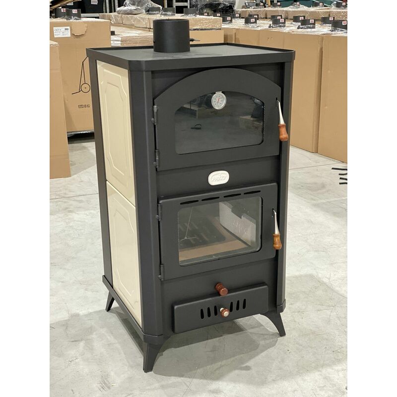 Termostufa A Legna Prity FG W18R Con Forno E Boiler - 23kW, 5kW Ambiente, 18kW Acqua - Foto 7