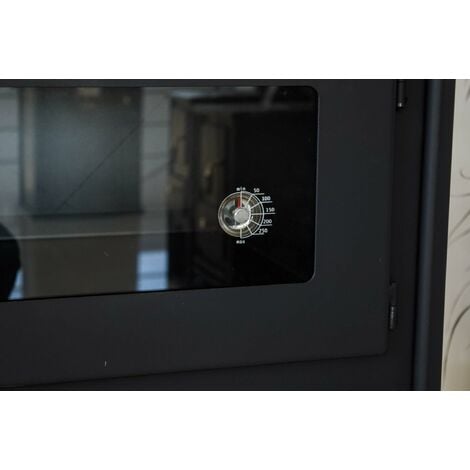 Stufa a legna con forno da cucina. MarcaPrometey 11 KW modello Praktik Lux