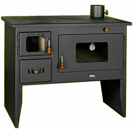 Cucina Stufa a Legna Forno Ghisa Piano - Prity 2p50 - 16 kw
