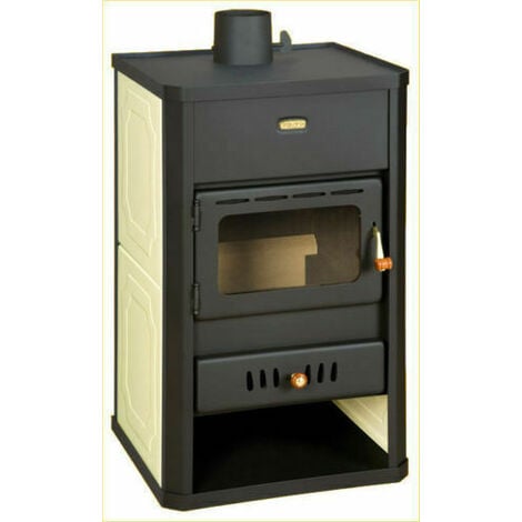 Termostufe Stufa A Legna Boiler Log Burner Acqua Calda Prity S1W10 -6.2 + 7.1 Kw EEK-A
