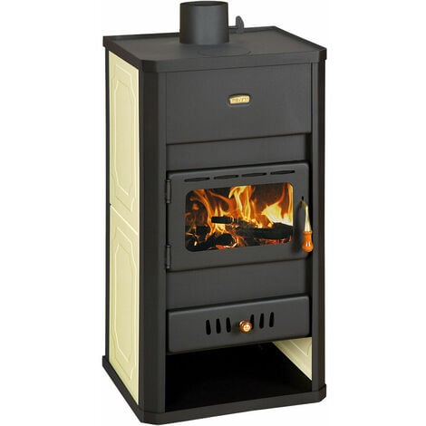 Termostufe Stufa a Legna Boiler Log Burner Acqua Calda Prity S3W13 9,9+5,1 kw A
