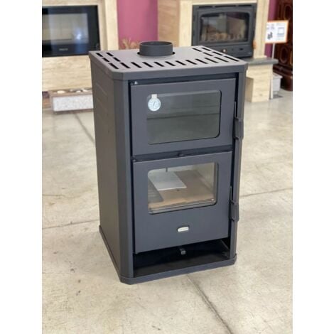 Stufa a Legna con Forno Cucino Camino Prity FG R 14,2kw. ECO DESIGN 2022  EEK