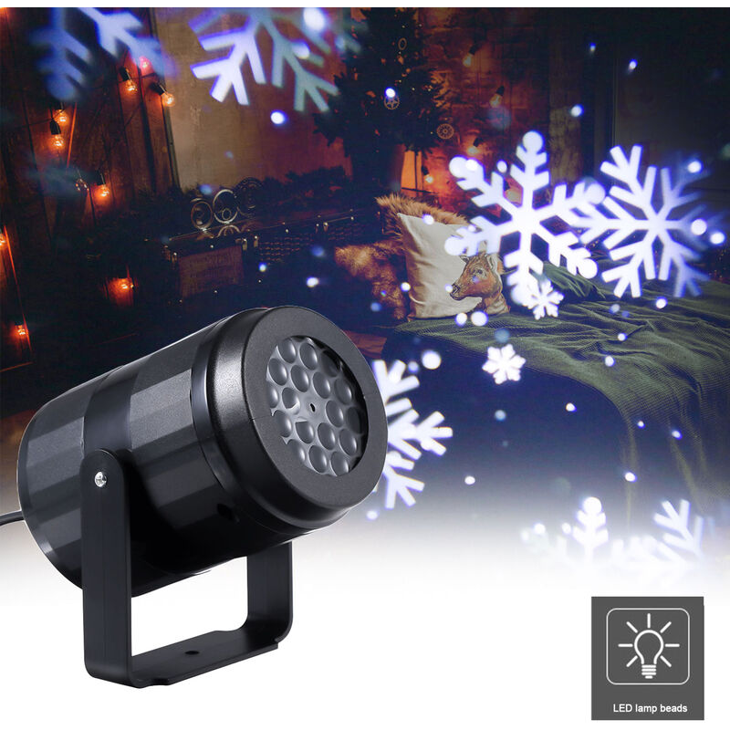 Moviendo la luz llevada proyector de la lempara del paisaje de Navidad decoracion al aire libre