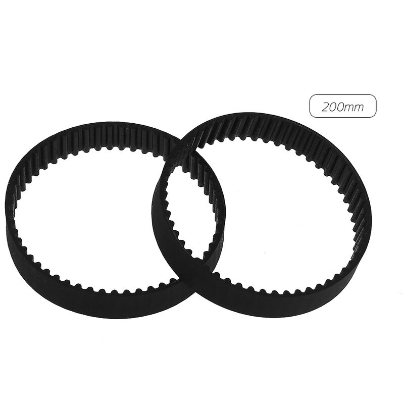 Aibecy Gt2 Timing Belt Buckle Fermee sincronicos correas de goma W = 6 mm L = 200 mm Impresora 3D de piezas Kits Caja de 2 piezas