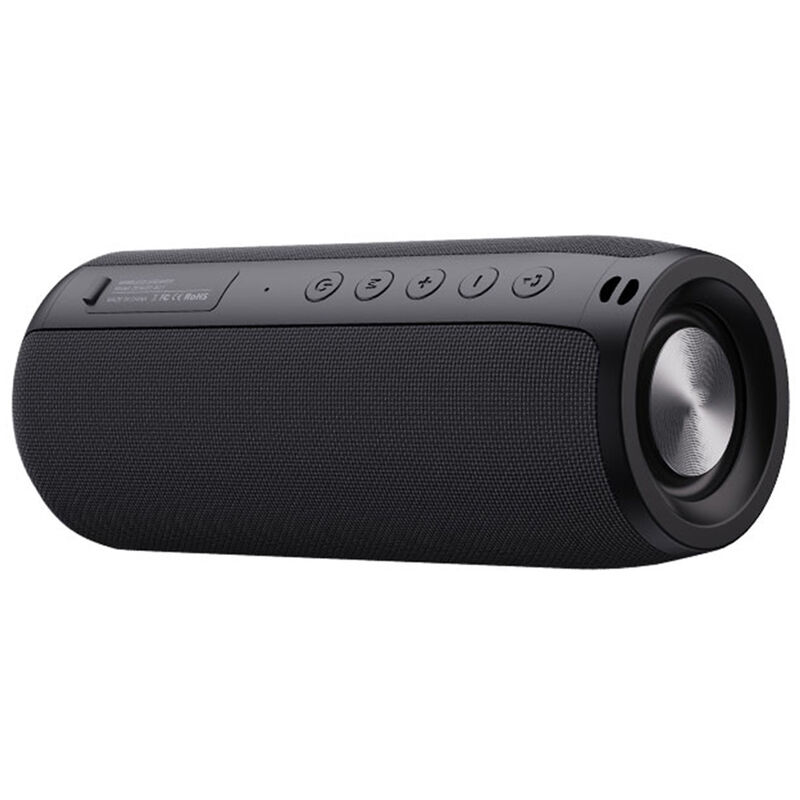 ZEALOT-S51 Altavoz inalambrico portatil BT Sonido estereo bajo Subwoofer portatil Caja de sonido impermeable Soporte TF Unidad flash USB, Negro