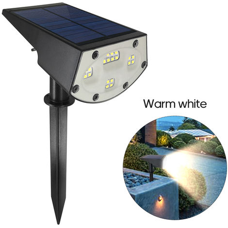 Foco Solar para jardín,luz para césped,20 LED,resistente al agua IP65, 