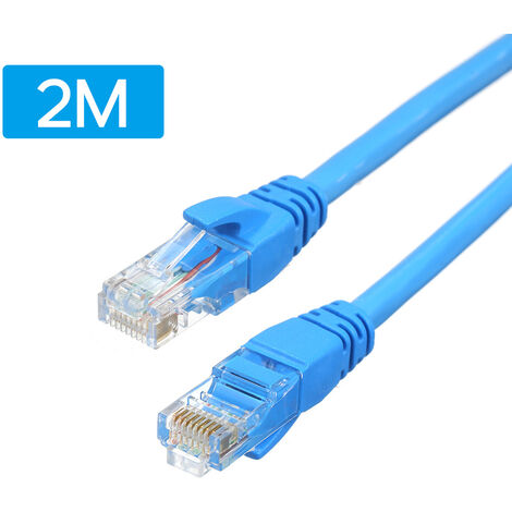 extraño Calma ballena azul Cable Ethernet CAT 6 Red Lan Cable de conexion a Internet, 2m