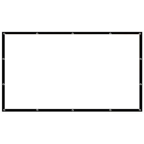 Pantalla proyector plegable portatil Cine en casa al aire libre de alta definicion Cine en 3D Pelicula (60 pulgadas, 9), 60 pulgadas 16x9