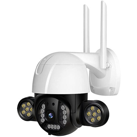 1080p Wireless IP Camera de Seguridad para Exteriores Inalámbricas con Cloud Storage,detección Movimiento,visión Nocturna UE PTZ Dome Camera