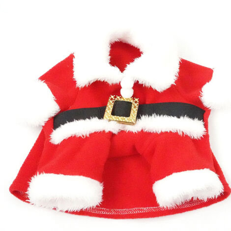 Disfraz de Papa Noel para perro Ropa para mascotas Navidad Ropa para perros, Rojo, XS