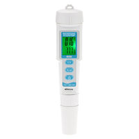 Medidor de calidad del agua multiparametrico 3 en 1 Monitor Medidor de pH y CE y TEMP