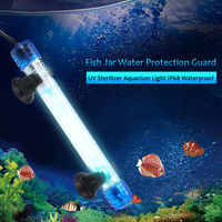 Lámpara germicida para esterilizador UV, tubo de luz con filtro ultravioleta, para tarro de peces de acuario, AC110-220V, 7W