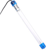 Lámpara germicida para esterilizador UV, tubo de luz con filtro ultravioleta, para tarro de peces de acuario, AC110-220V, 7W