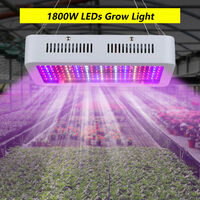 1800W LED de Cultivo con colgantes cadenas de cordon vegetal Full Spectrum y plantas de interior cultivo de flores blancas luces del panel del rojo azul de la lampara 200pcs para el invernadero hidroponico