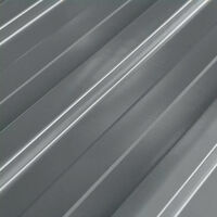 Panel para tejado acero galvanizado gris 12 unidades
