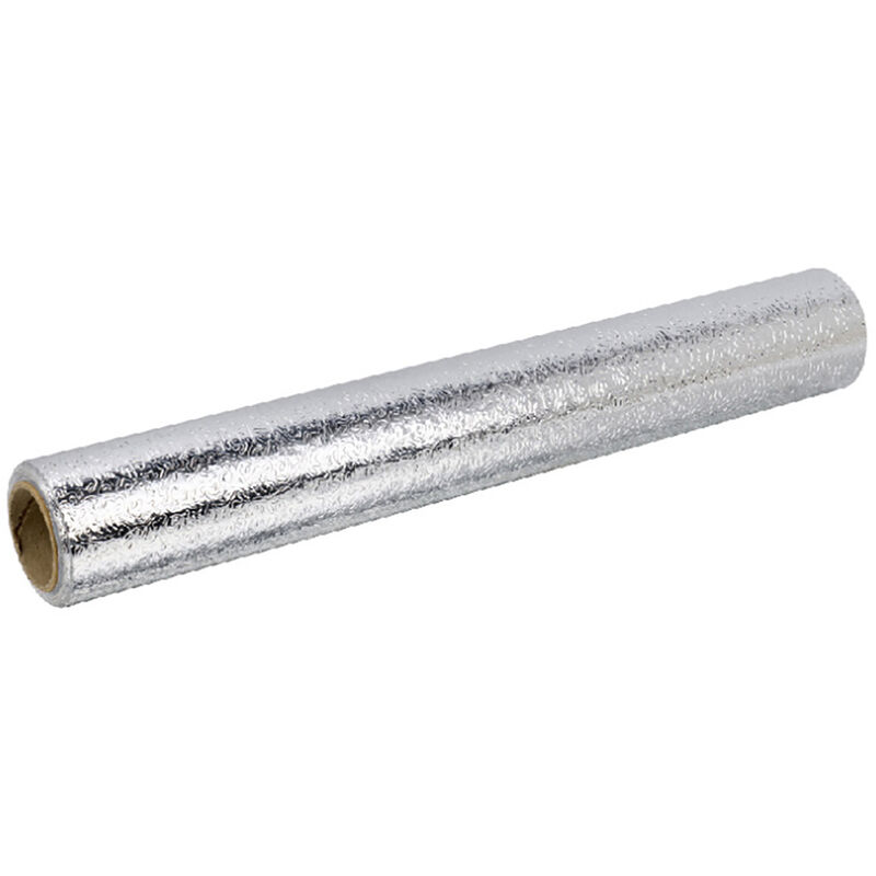 KINLO 61 x 500 CM Autoadesivi del di alluminio della per cucina impermeabile pellicola di alluminio resistente agli oli resistente alle alte temperature per cucina parete da parati autoadesiva 