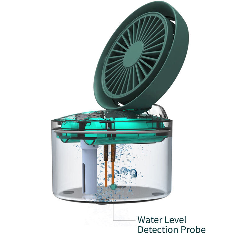 serbatoio dell'acqua da 700 ml Ventilatore portatile per nebulizzazione mini ventilatore personale per nebulizzazione dell'acqua con oscillazione automatica di 120 ° con 3 velocità del vento 