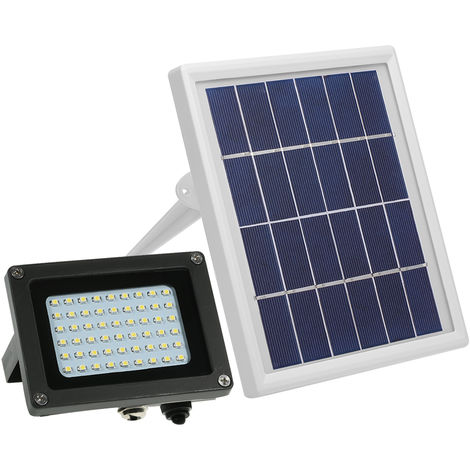 Prato T-SUN 54 LED Luci Solari da Esterno 6000K Wireless Lampada Solare da Giardino con 2 Livelli di Luminosità Sentiero IP65 impermeabile Lampada Solare da Sicurezza per Giardino 
