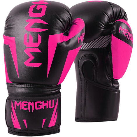 Sualizza boxercise Guanti Boxe Sparring Sacco THAI GUANTONI PU KICKBOXING LUCE PUNCH 