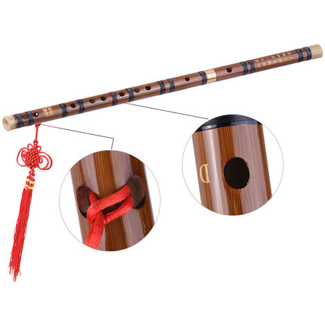 Livello studio cinese Bitter flauto di bambù dizi strumento 2 sezioni