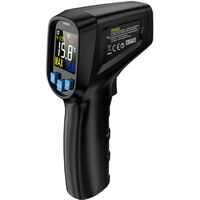 Il termometro industriale a infrarossi -50 ~ 600 ¡æ puo impostare il valore di allarme piu alto e piu basso senza la consegna della batteria