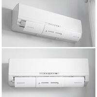 Bianco regolabile anti-vento sottile per uso domestico e ufficio Deflettore per aria condizionata 