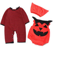 il mio primo Halloween Romper 50S Abbigliamento Abbigliamento unisex bimbi Costumi e maschere Halloween Baby Pumpkin Outfit in taglia 0-3 mesi 