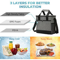 borsa portatile per viaggi di lavoro in ufficio riutilizzabile scuola spiaggia Borsa per il pranzo per donne e uomini picnic allenamento