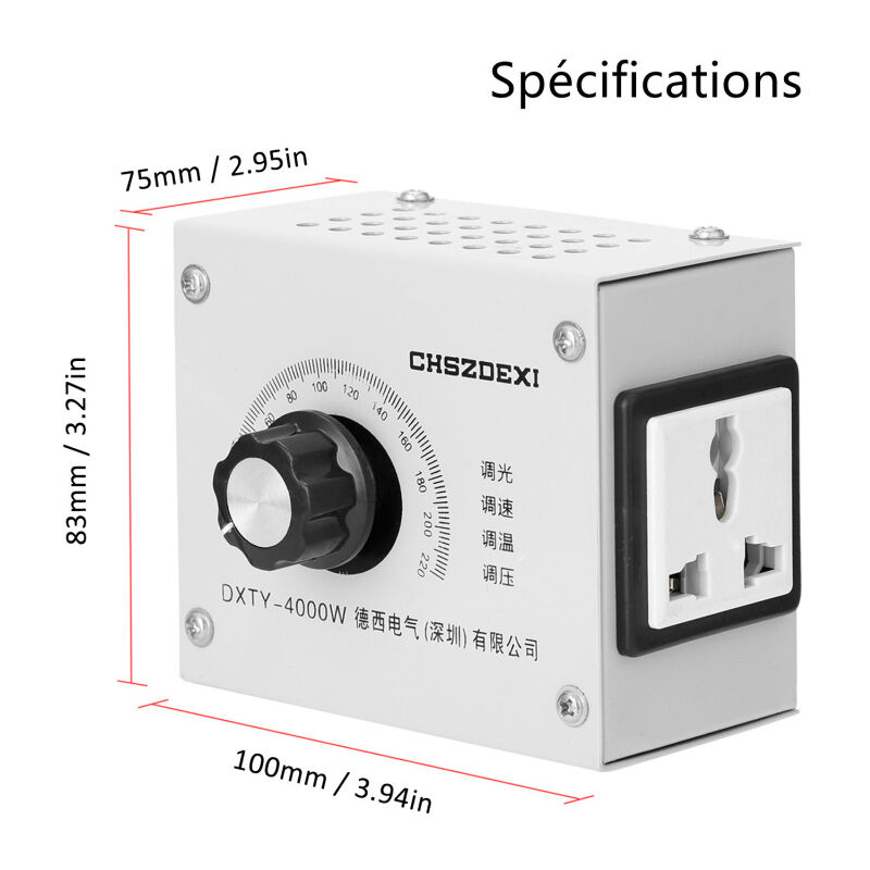 AC 220V 4000W SCR Thyristor Digital Steuerung elektronische Spannungsregler